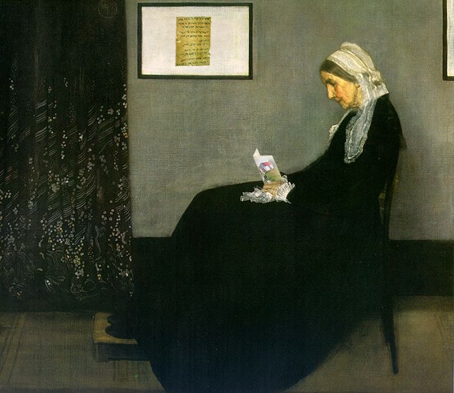 Famous Oil Painting Of Old Lady With Petek On The Wall